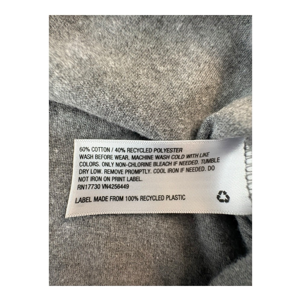 Cat & Jack Boys Tee M (8/10) Gray Black Raglan Short Sleeve Shirt - Picture 4 of 7